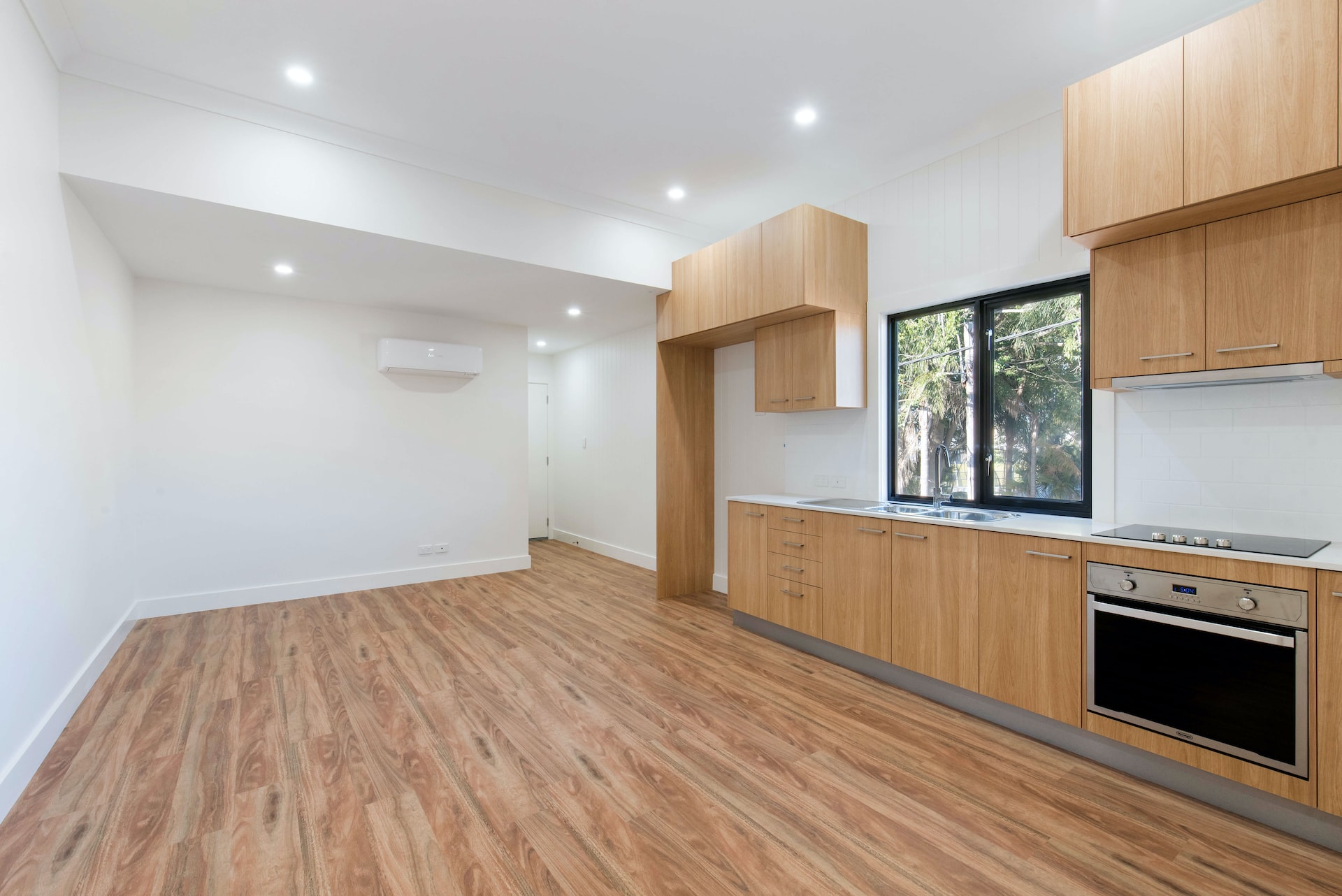 An empty room of a new house.