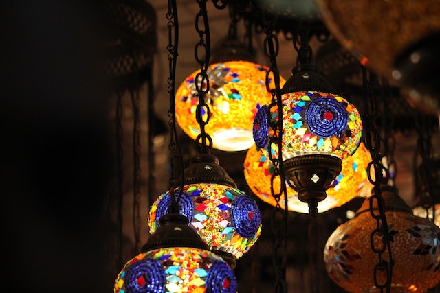 Ceiling lamps.