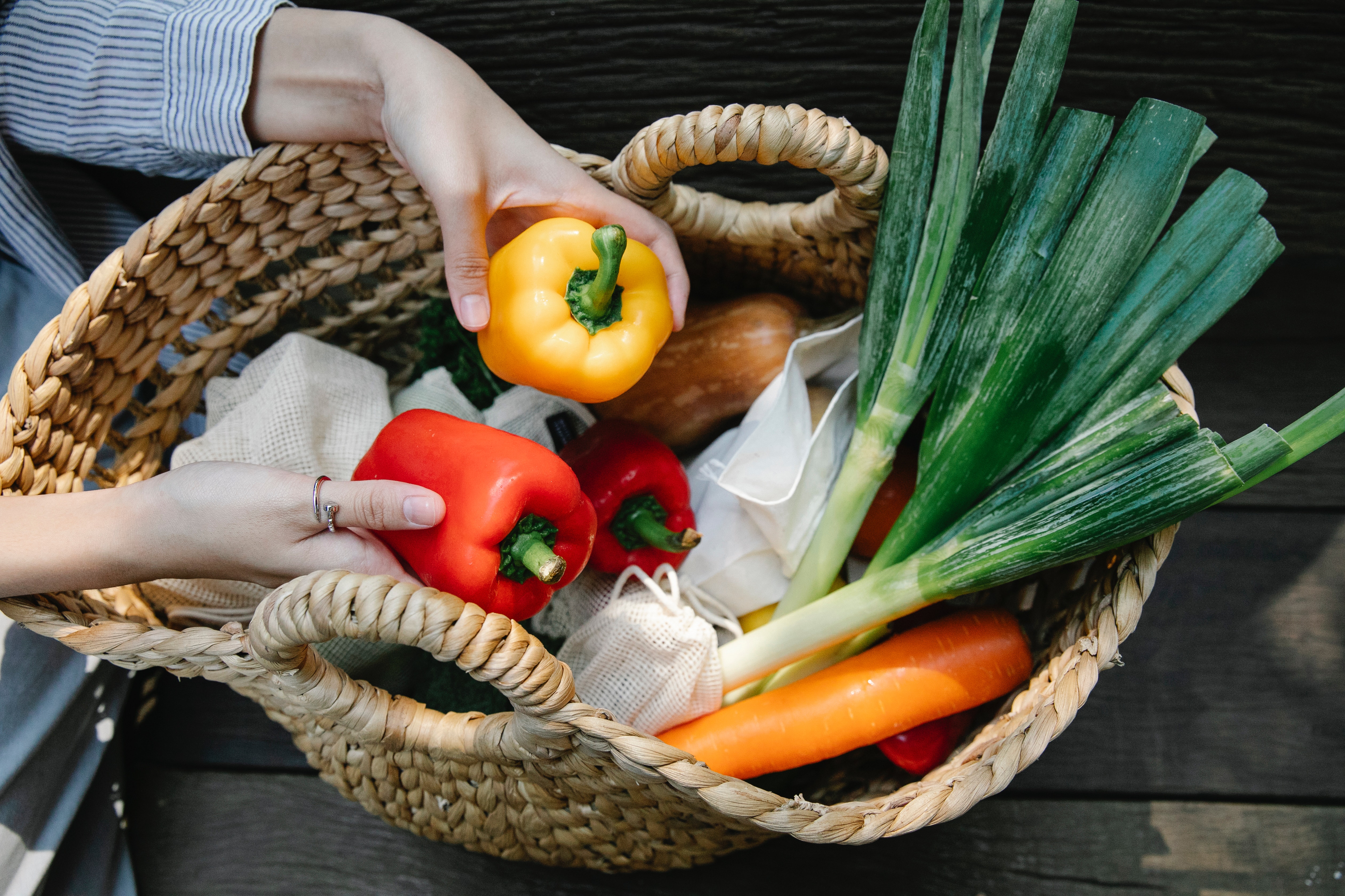 edible garden basket